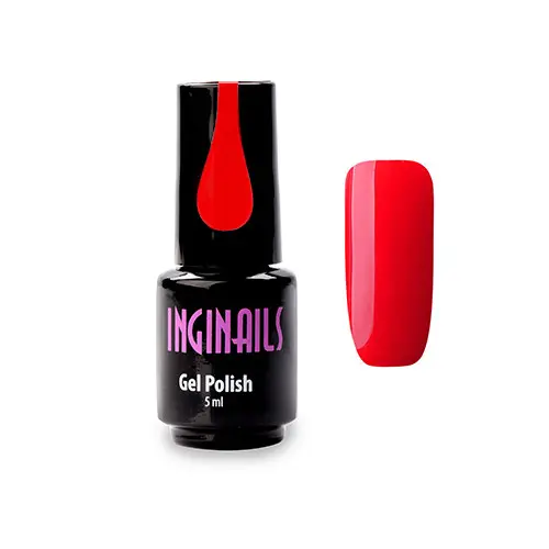 Barevný gel lak Inginails - Deluxe Red 018, 5ml