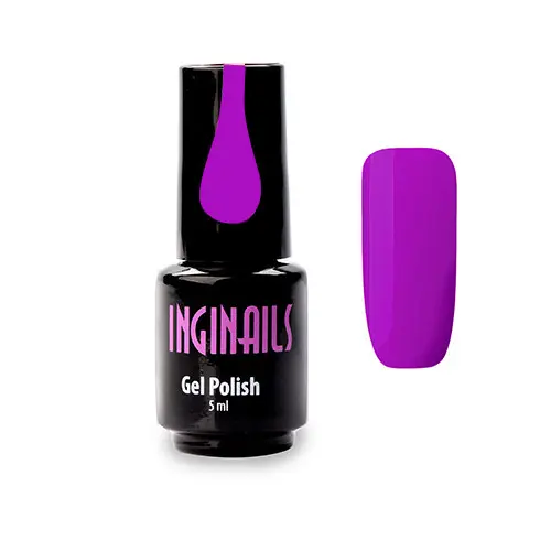 Barevný gel lak Inginails - Neon Violet 020, 5ml