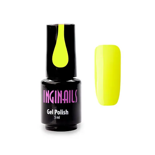 Barevný gel lak Inginails - Neon Lemon 028, 5ml