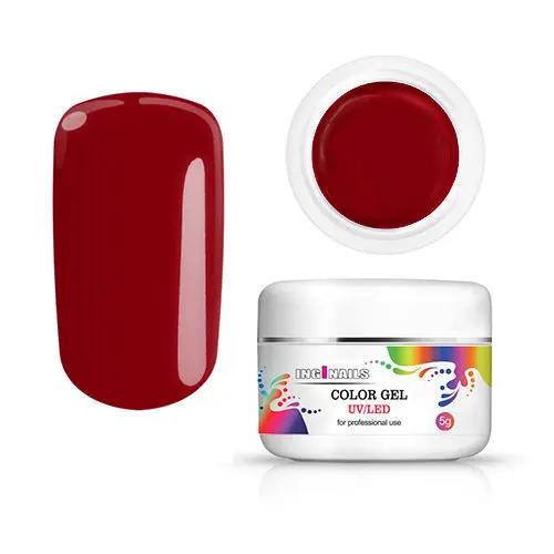 Barevný gel Inginails UV/LED - Ladybug Red, 5g