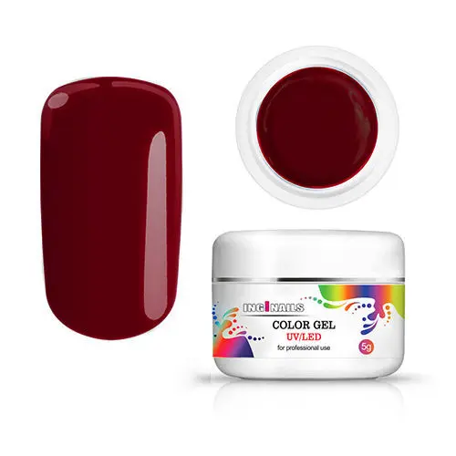 Barevný gel Inginails UV/LED - Velvet Red, 5g