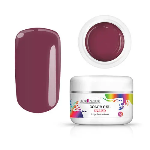 Barevný gel Inginails UV/LED - Ruby Wine, 5g