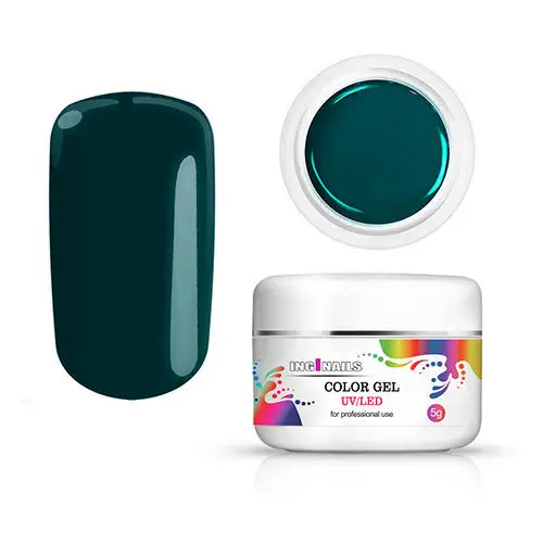 Barevný gel Inginails UV/LED - Hunter Green, 5g