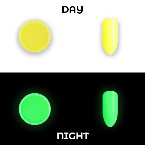 Fluorescenční prášek - Neon Yellow, 1g