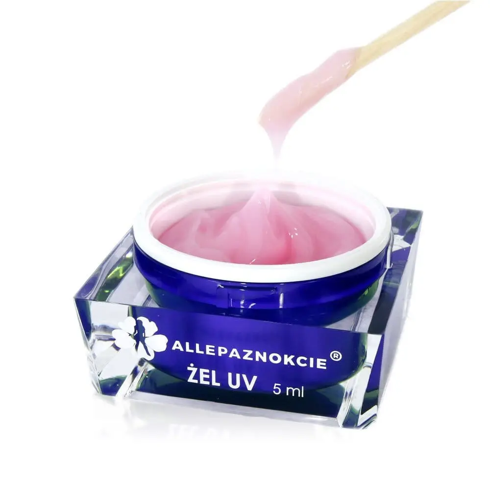 UV modelovací gel na nehty - Jelly Milky Pink, 5ml