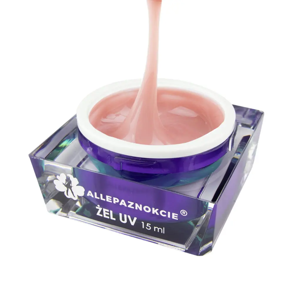 UV modelovací gel na nehty - Jelly Bisque, 15ml
