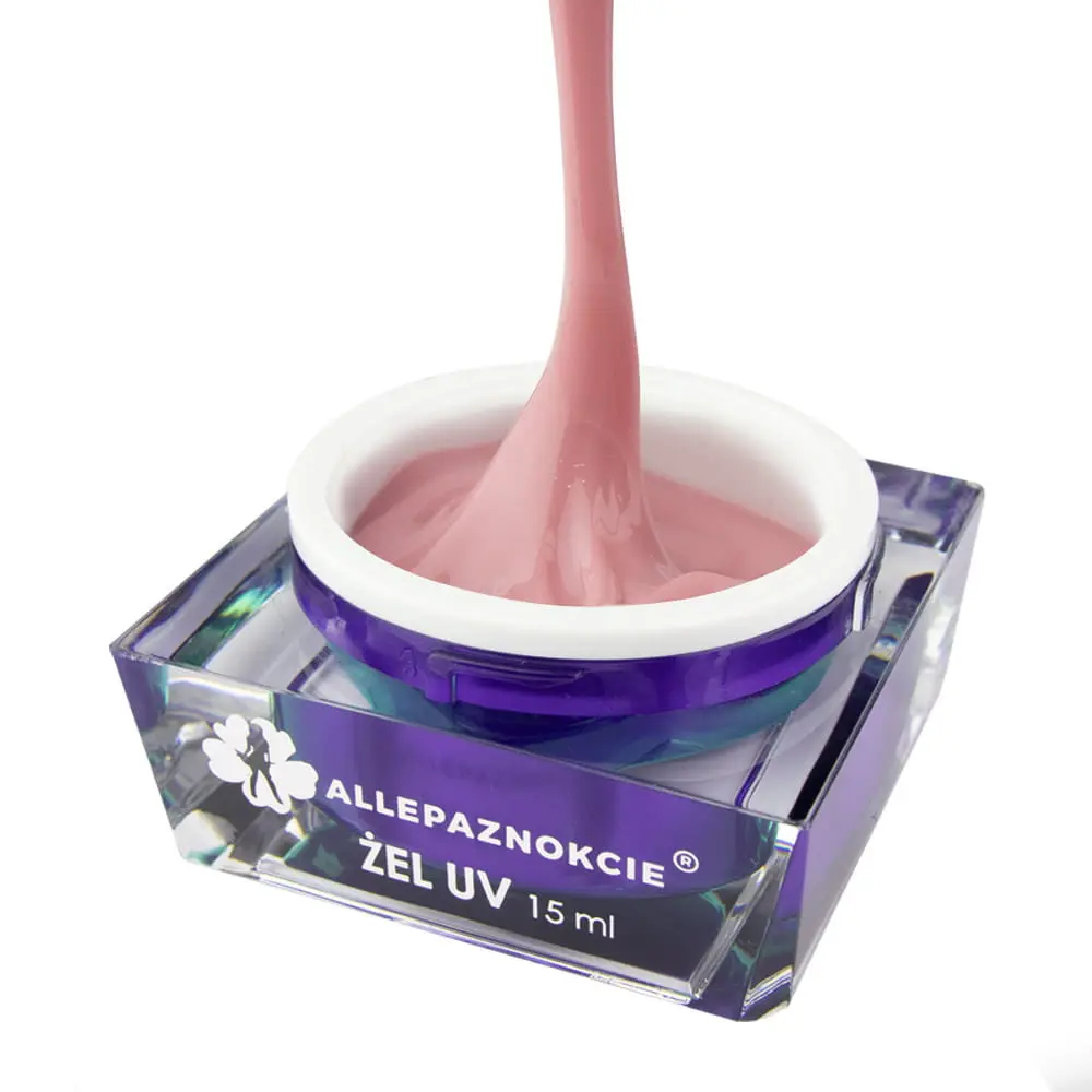 UV modelovací gel na nehty - Jelly Nude, 15ml
