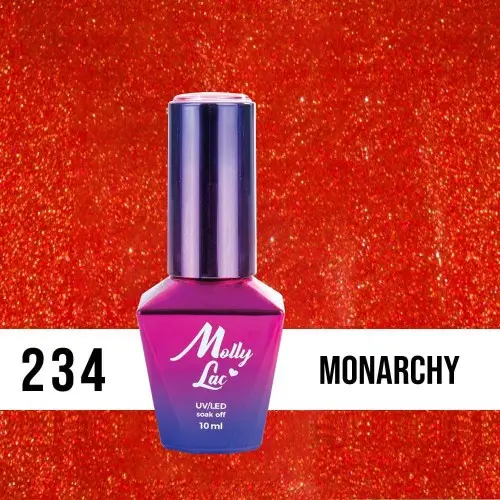 MOLLY LAC UV/LED gel lak Glowing Time - Monarchy 234, 10ml