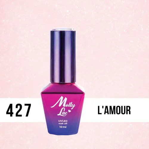 MOLLY LAC UV/LED gel lak Madame French - L´amour 427, 10ml