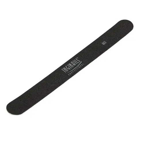 Inginails Professional Vyměnitelný samolepicí brusný papír na kovový pilník - černý rovný 80