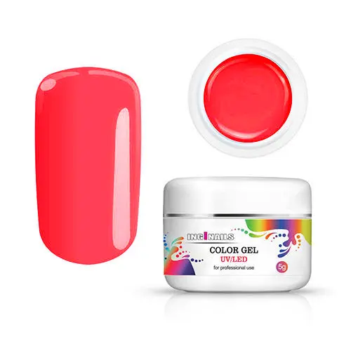 Barevný gel Inginails UV/LED - Neon Flamingo, 5g
