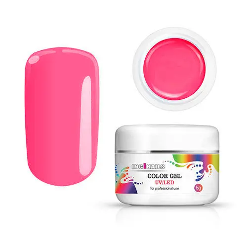 Barevný gel Inginails UV/LED - Neon Love Pink, 5g