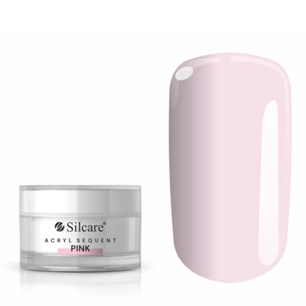 Akrylový prášek Silcare Sequent Acryl – Suquent Pink, 10g