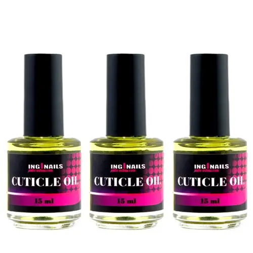 Cuticle Oil LEMON 15ml - olej na nehtovou kůžičku Inginails, 3ks