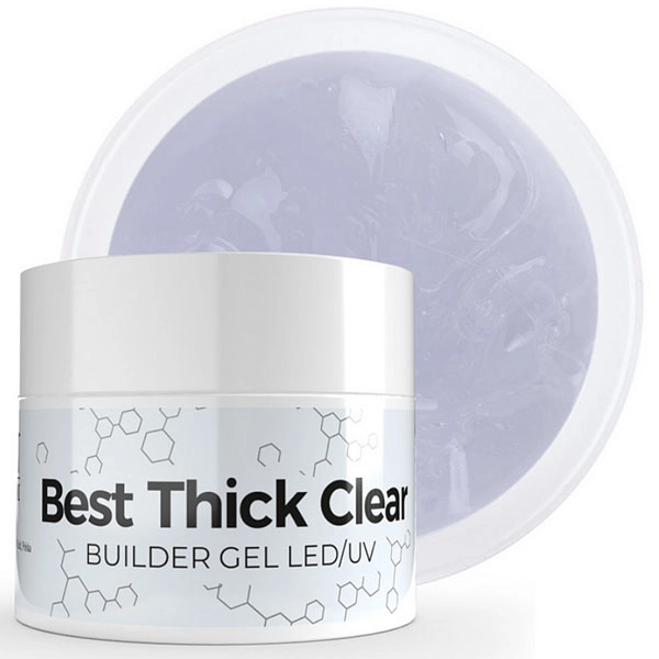 Stavební UV/LED gel NTN Gel Best Thick Clear, 50g