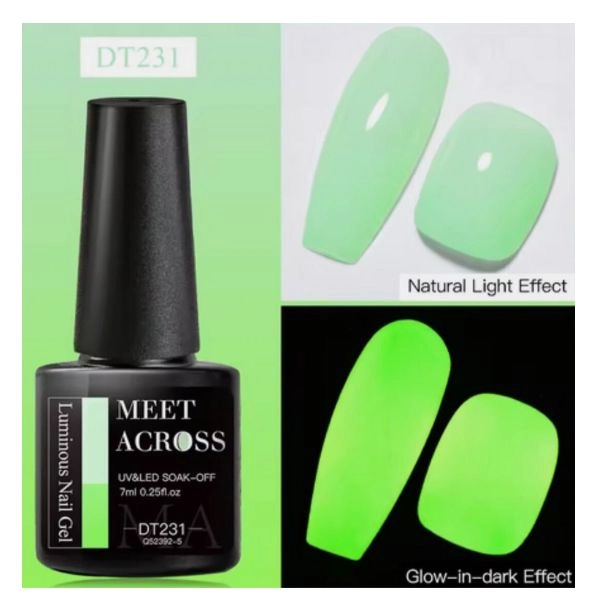 UV/LED gel lak Glow in the Dark Candy Gel DT231, 7ml