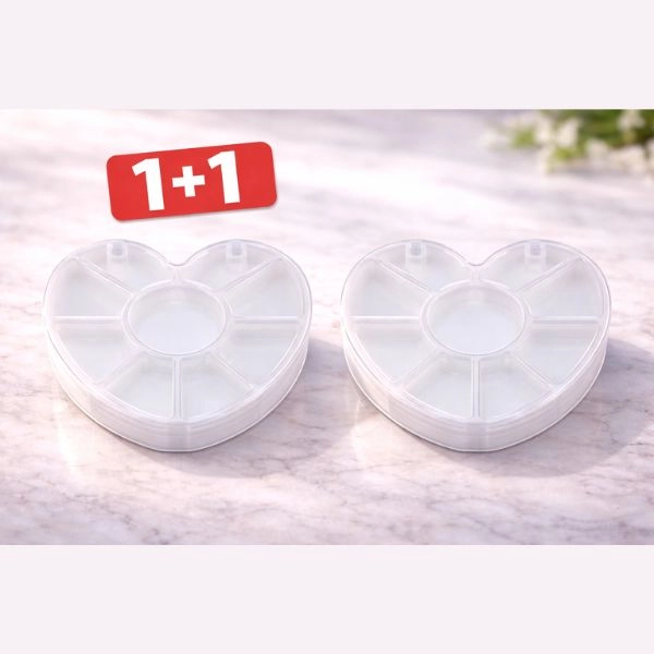 Prázdny karusel, tvar srdíčka - 9dílný - AKCE 1+1 ZDARMA