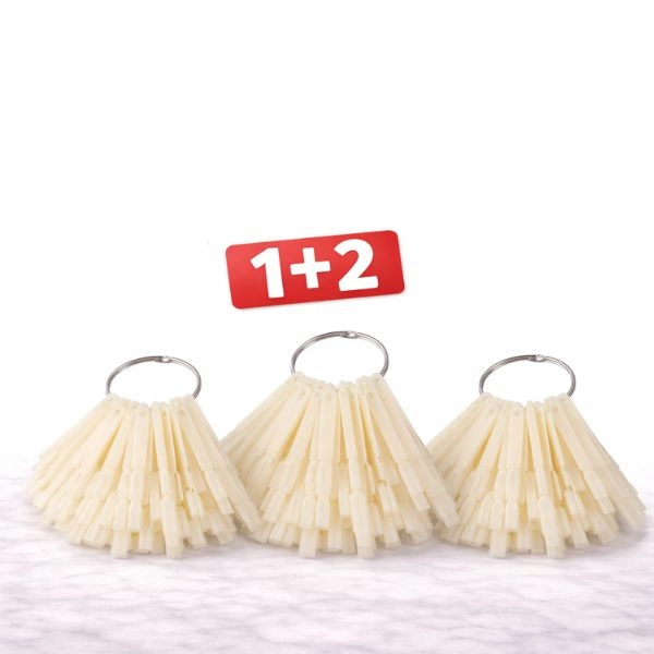 Vzorkovník na nehty – natural - AKCE 1+2 ZDARMA