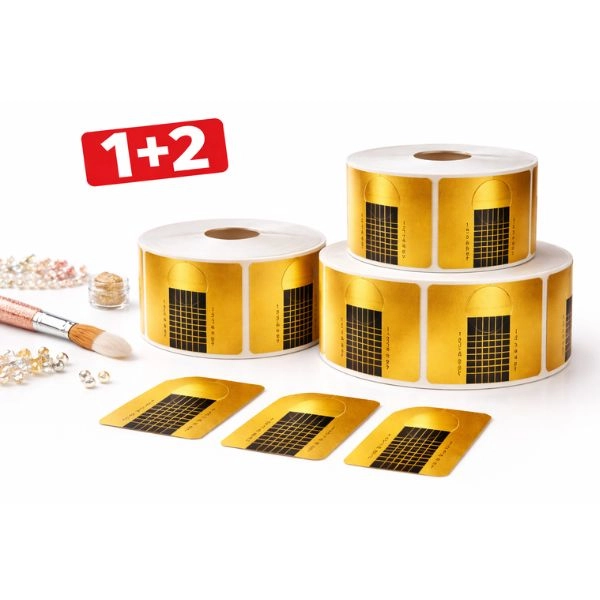 Šablony na nehty - Klasic - 100ks - AKCE 1+2 ZDARMA