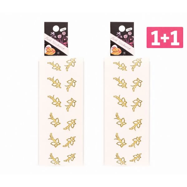 3D nálepky – zlatí motýlci - BLE784D - AKCE 1+1 ZDARMA