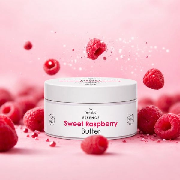 Yokaba Sweet Raspberry hydratační máslo na ruce a tělo, 200 ml