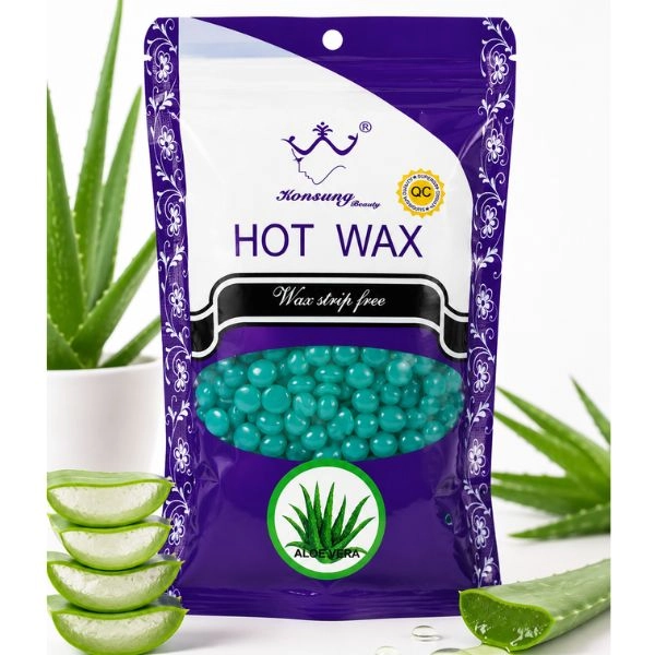 Kosmetický, depilační vosk - perličky – Aloe Vera, 100g