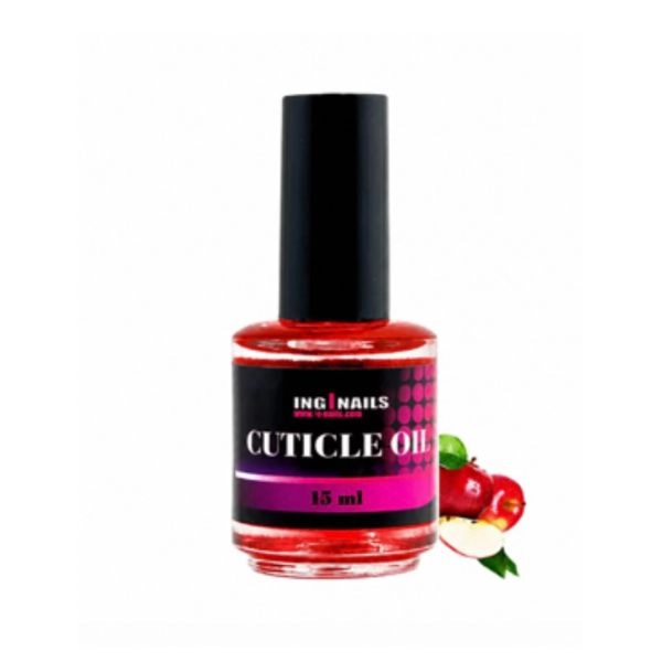 Regenerační nehtový olej Inginails - Cuticle Oil Red Apple, 15ml