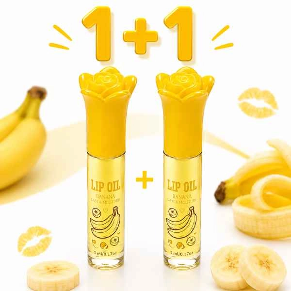 Lip Oil Maximizer – olej na rty, Banana – AKCE 1+1 ZDARMA