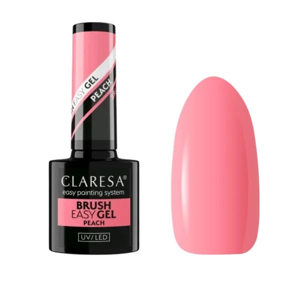 Claresa UV/LED Brush Easy Gel - Peach, 5g