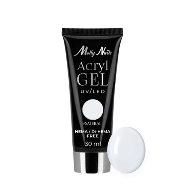 Akrylgel LED/UV Molly Nails - Natural, 30ml