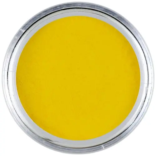 Barevný akrylový prášek Inginails 7g - tmavožlutý - Pure Yellow