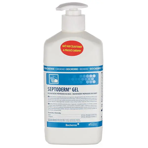 Septoderm Gel - gelová dezinfekce, 500 ml