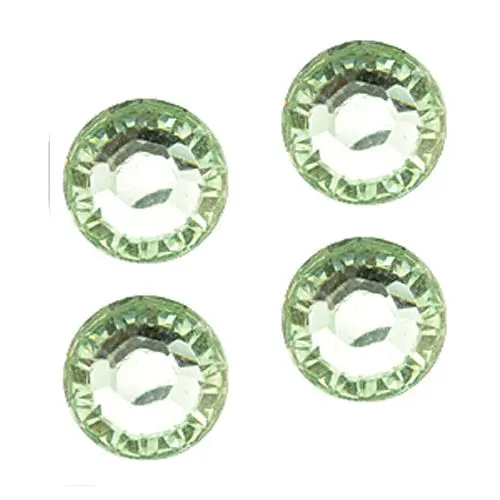 Swarovski kamínky na nehty - světle zelené, 2mm, 50ks