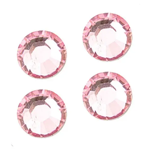 Swarovski krystalky na nail art 2mm - růžové 50ks