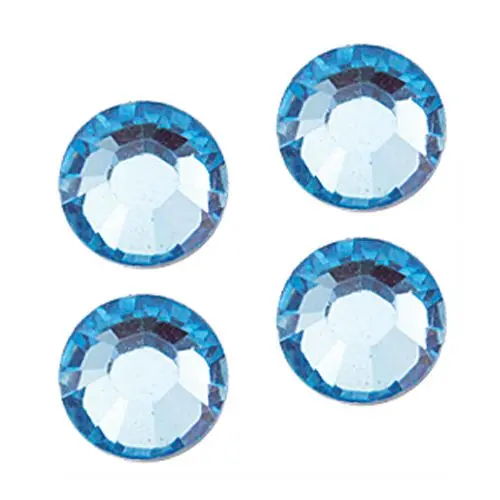 Swarovski kamínky na nehty - světle modré, 3mm, 50ks