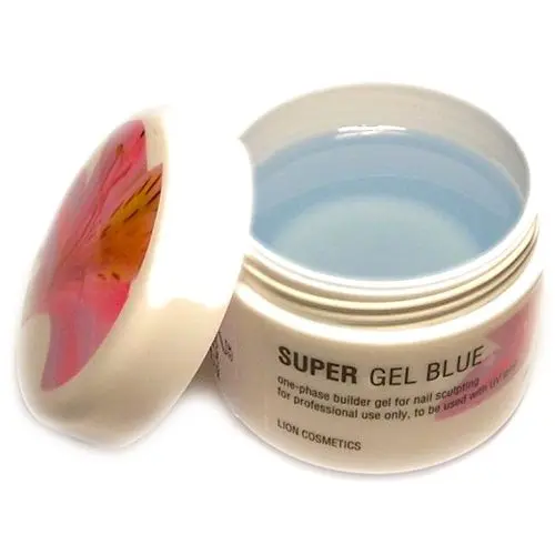 UV gel Lion Cosmetics - Super gel Blue 40ml - stavební jednofázový gel