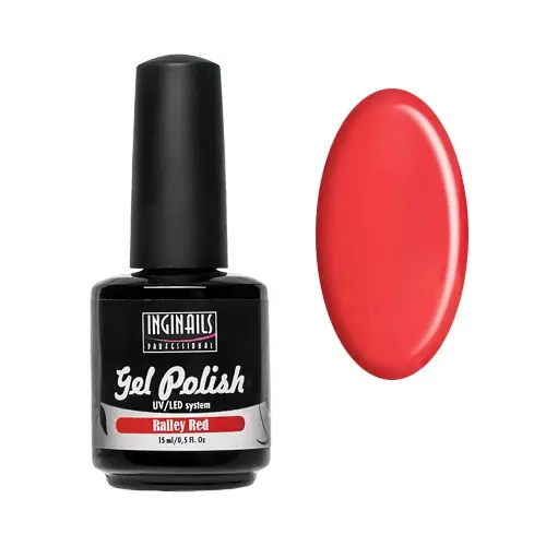 UV gel lak Inginails Professional - Ralley Red 15ml