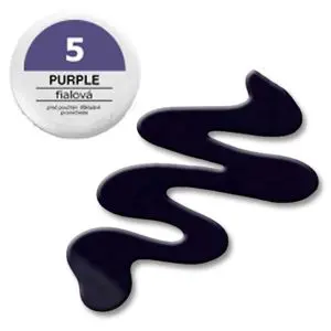 Barevný UV gel – EBD 5 Purple, 5 g