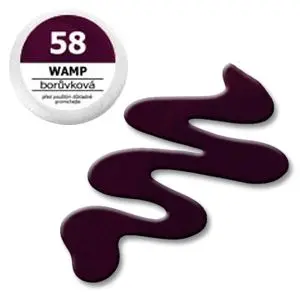 Barevný UV gel – EBD 58 Wamp, 5 g