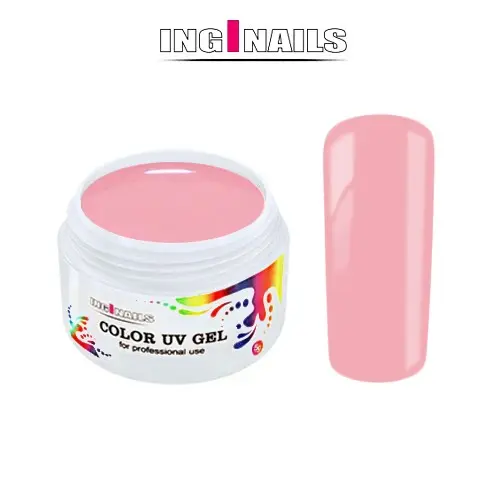 Pastel Pink - 5g Barevný UV Gel Inginails