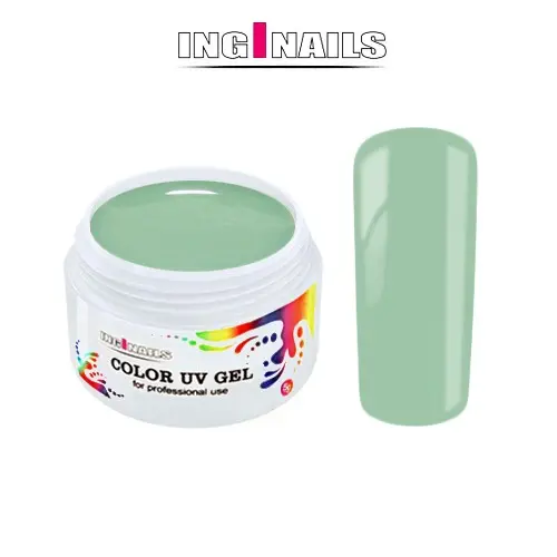 UV Gel, barevný Inginails – Pastel Green 5 g
