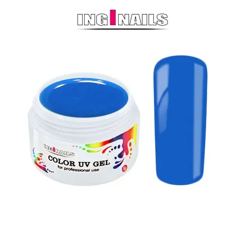 Neon Blue - 5 g Barevný UV Gel Inginails