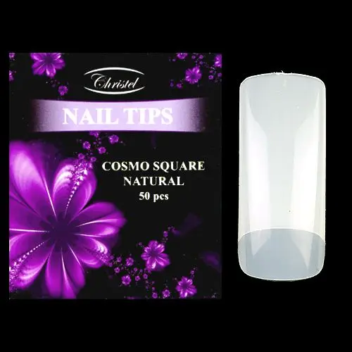 Cosmo Square natural 50ks - umělé nehty č. 7