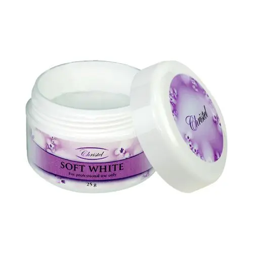 UV gel na nehty Christel - Soft White gel, 25 g