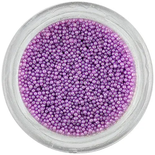Perly 0,5mm – pastelově fialové