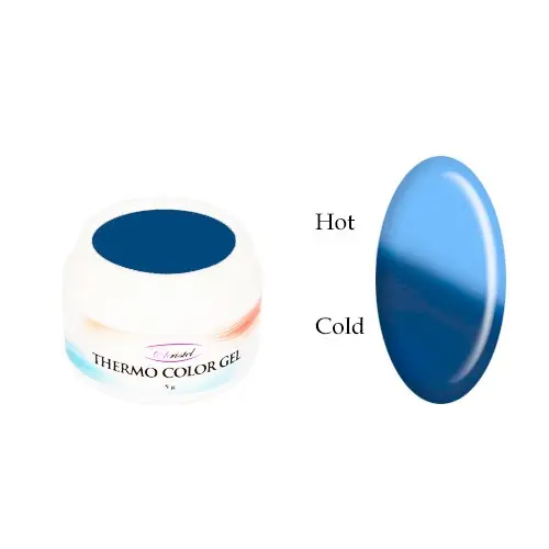 BLUE/LIGHT BLUE - thermo UV barevný gel, 5 g